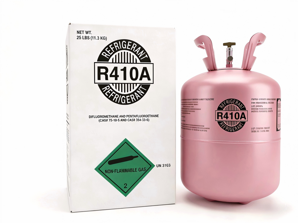 R410A 25lbs Refrigerant  100% Virgin New Factory Sealed Cylinder