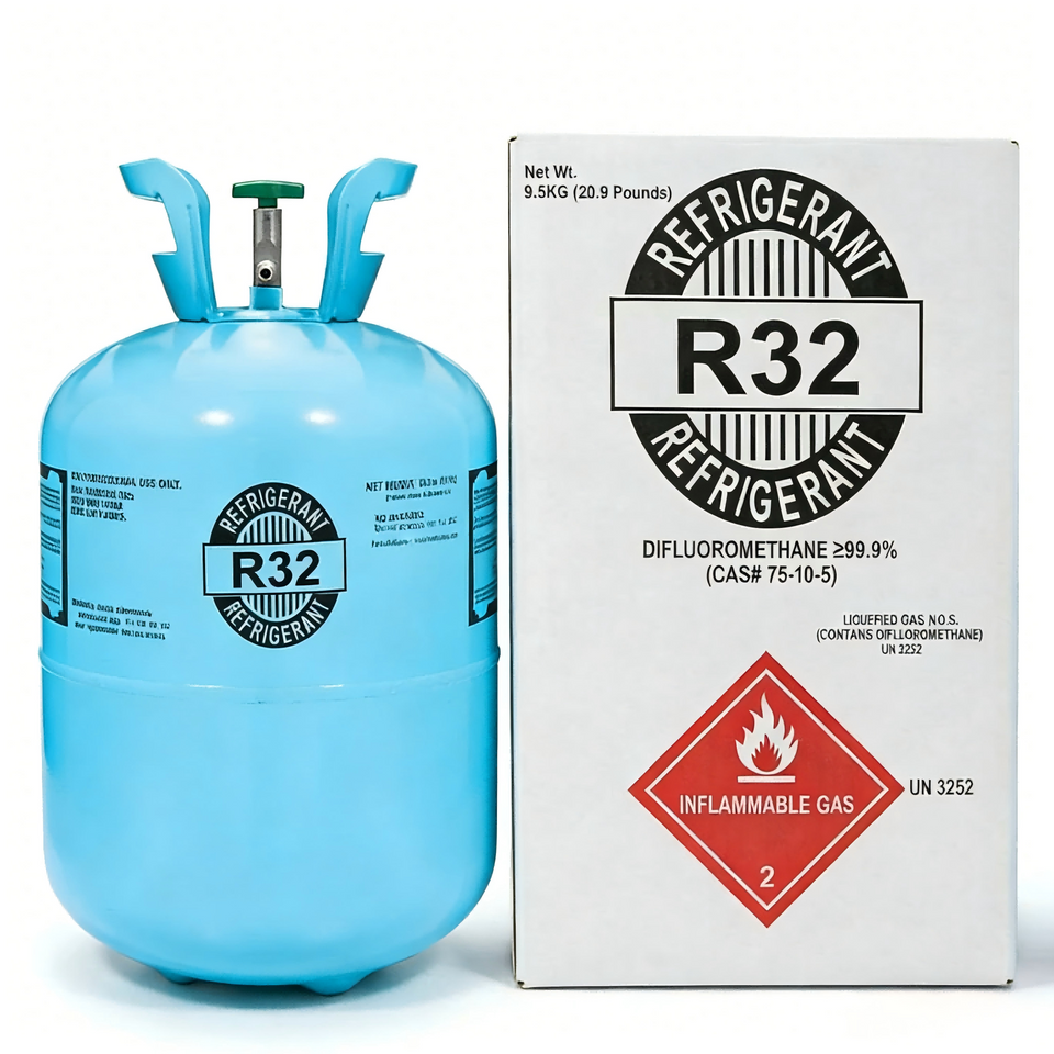 R32 20.91lbs Refrigerant  100% Virgin New Factory Sealed Cylinder
