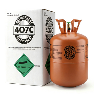 R407C 25lbs Refrigerant  100% Virgin New Factory Sealed Cylinder